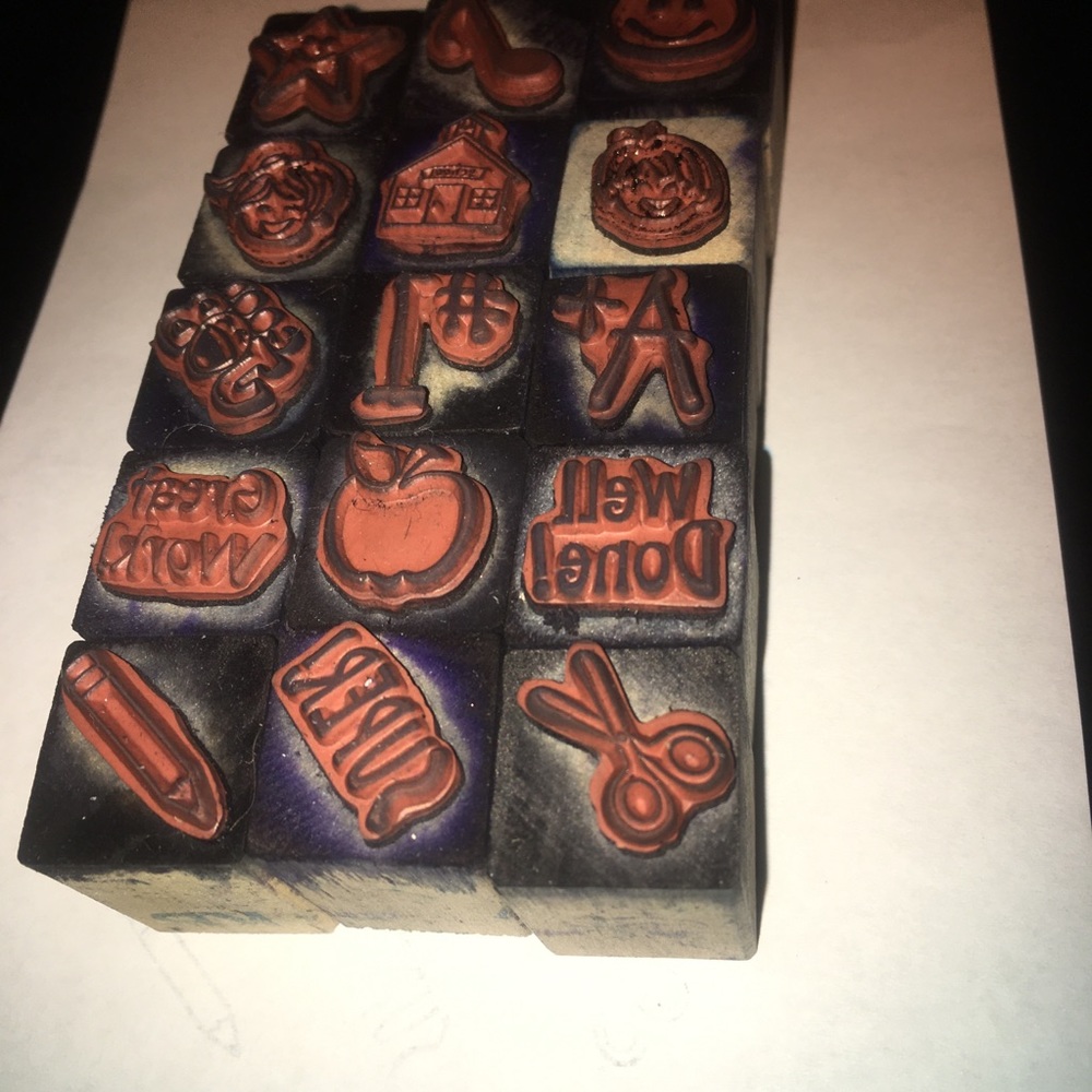 $4 saleπ Set of 15 stamps - great for teachers! - Picture 4 of 7